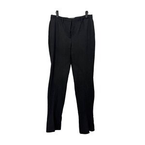 Prada Tailored Pants Men's 44 Black Wool Riding Flare Boot Preppy Flat Front